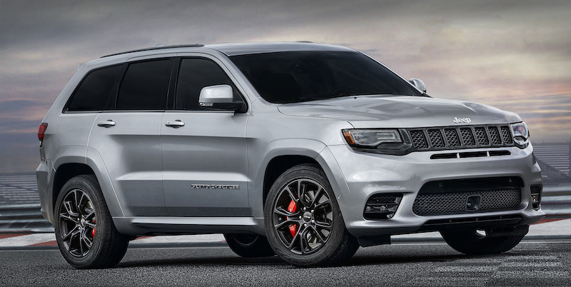 Thông tin và giá bán các dòng xe Jeep Grand Cherokee SRT 